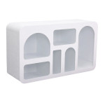 paris prix Buffet Design "Troglodyte" 130cm Blanc
