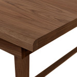 Paris Prix Bureau 1 Tiroir Design "Bau" 140cm Noyer