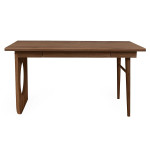 paris prix Bureau 1 Tiroir Design "Bau" 140cm Noyer