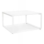 paris prix Bureau Bench Design "Dane" 160cm Blanc