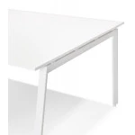 Paris Prix Bureau Bench Double "Rosendo" 140cm Blanc