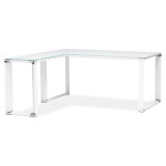 Paris Prix Bureau D'Angle Design "Hovik" 170cm Blanc