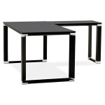 Paris Prix Bureau D'Angle Design "Hovik" 170cm Noir