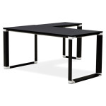 Paris Prix Bureau D'Angle Design "Hovik" 170cm Noir