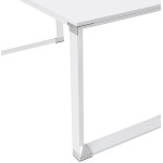 Paris Prix Bureau D'Angle Design "Hovik" 200cm Blanc