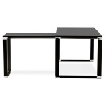 Paris Prix Bureau D'Angle Design "Hovik" 200cm Noir