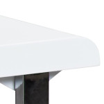 Paris Prix Bureau Design 2 Tiroirs "Teo" 120cm Blanc