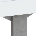 Paris Prix Bureau Design 2 Tiroirs "Teo" 120cm Blanc