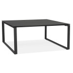 paris prix Bureau Design "Abigano" 140cm Noir