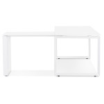 Paris Prix Bureau Design "Abigano" 170cm Blanc