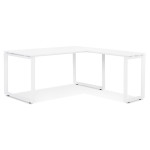 Paris Prix Bureau Design "Abigano" 170cm Blanc