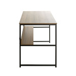 Paris Prix Bureau Design "Ademo" 120cm Chêne & Noir