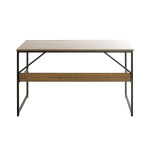 Paris Prix Bureau Design "Ademo" 120cm Chêne & Noir
