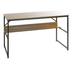 paris prix Bureau Design "Ademo" 120cm Chêne & Noir