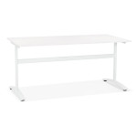 paris prix Bureau Design "Croso" 160cm Blanc