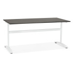 paris prix Bureau Design "Croso" 160cm Noir & Blanc