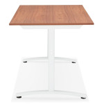 Paris Prix Bureau Design "Croso" 160cm Noyer & Blanc