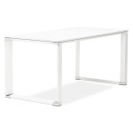 Paris Prix Bureau Design En Bois "Hovik" 160cm Blanc