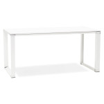 Paris Prix Bureau Design En Bois "Hovik" 160cm Blanc