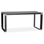 paris prix Bureau Design en Bois "Hovik" 160cm Noir