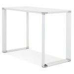 Paris Prix Bureau Design En Verre "Zaho" 140cm Blanc