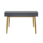 Paris Prix Bureau Design "Farsta" 120cm Gris