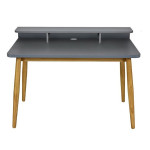 paris prix Bureau Design "Farsta" 120cm Gris