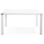 Paris Prix Bureau Design "Hide" 140cm Blanc
