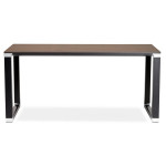 Paris Prix Bureau Design "Hovik" 160cm Noyer & Noir