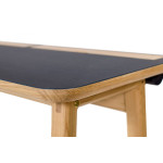 Paris Prix Bureau Design "Kota" 115cm Chêne & Noir