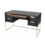 Paris Prix Bureau Design "Pimlico" 130cm Charbon