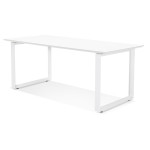 Paris Prix Bureau Design "Ribaila" 180cm Blanc
