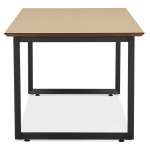 Paris Prix Bureau Design "Ribaila" 180cm Chêne & Noir