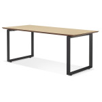 Paris Prix Bureau Design "Ribaila" 180cm Chêne & Noir