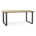 paris prix Bureau Design "Ribaila" 180cm Chêne & Noir