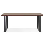 Paris Prix Bureau Design "Ribaila" 180cm Noyer & Noir