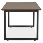 Paris Prix Bureau Design "Ribaila" 180cm Noyer & Noir
