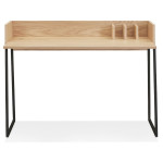 Paris Prix Bureau Design "Zélana" 120cm Naturel & Noir