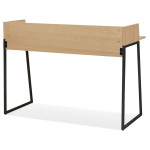 Paris Prix Bureau Design "Zélana" 120cm Naturel & Noir