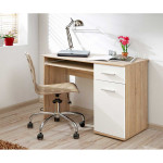 Paris Prix Bureau Enfant "Dino" 104cm Chêne & Blanc