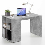 Paris Prix Bureau & Étagère Design "Trent" 117cm Gris