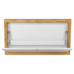 paris prix Bureau Mural Design "Brenta" 74cm Blanc