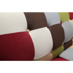 Paris Prix Canapé 3 Places "Karé" 182cm Multicolore