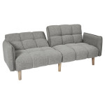 Paris Prix Canapé Convertible "Dream" 195cm Gris