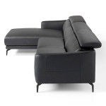 Paris Prix Canapé D'Angle Gauche "Doso" 283cm Noir