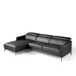 paris prix Canapé d'Angle Gauche "Doso" 283cm Noir