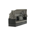 Paris Prix Canapé De Jardin "Nopy" 200cm Noir