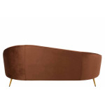 Paris Prix Canapé Design "Sofane" 180cm Marron