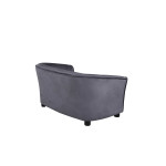 Paris Prix Canapé Enfant En Velours "Moon" 90cm Gris