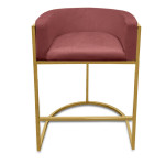 Paris Prix Chaise De Bar Design "Neyho" 96cm Rose